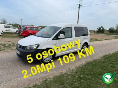 Volkswagen Caddy 2.0 MPI 109 KM 5 osobowy Nowa instalacja LPG III (2004-)