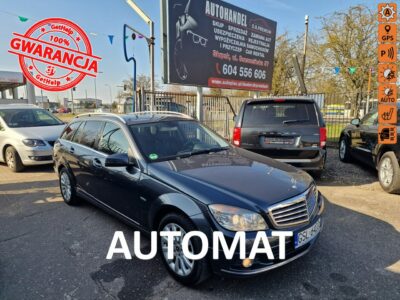 Mercedes C 200 2.2 CDI 136 KM, Automat, Bluetooth, Nawigacja, Isofix, Alufelgi, Klima W204 (2007-2014)
