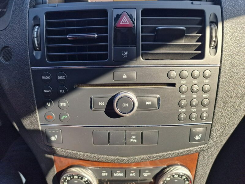 Mercedes C 200 2.2 CDI 136 KM, Automat, Bluetooth, Nawigacja, Isofix, Alufelgi, Klima W204 (2007-2014)