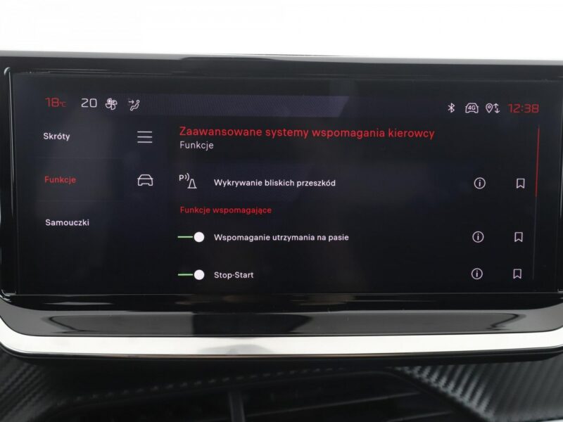 Peugeot 2008 Sport full LED navi klima auto kamery virtual cocpit półskóra II (2019-)