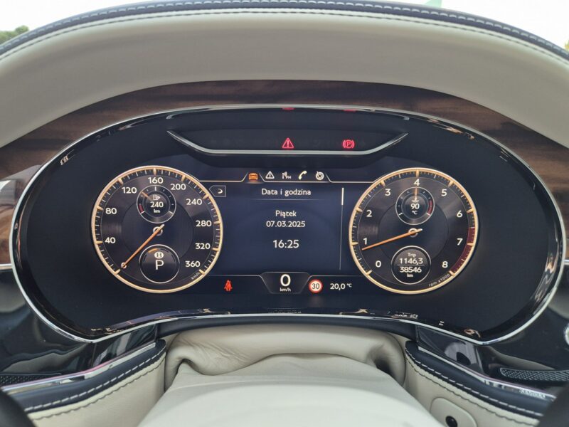 Bentley Continental Flying Spur V8. Gwarancja 04.2026. Bang & Olufsen. Head-Up. Masaże.