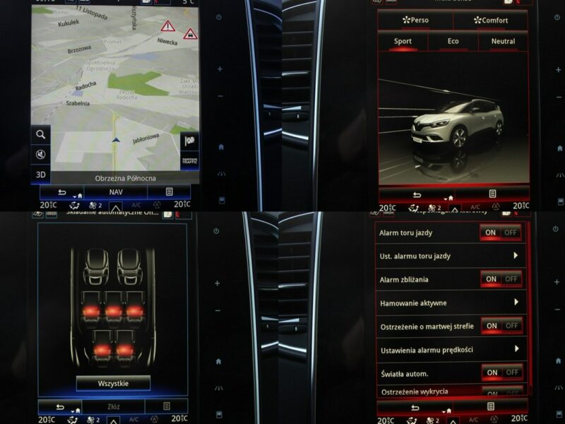 Renault Grand Scenic Radar*PółSkóra*Navi*AsysToru*Blis*Kamera*Pdc360*TempACC*Komp*GwarVGS III (2016-2021)