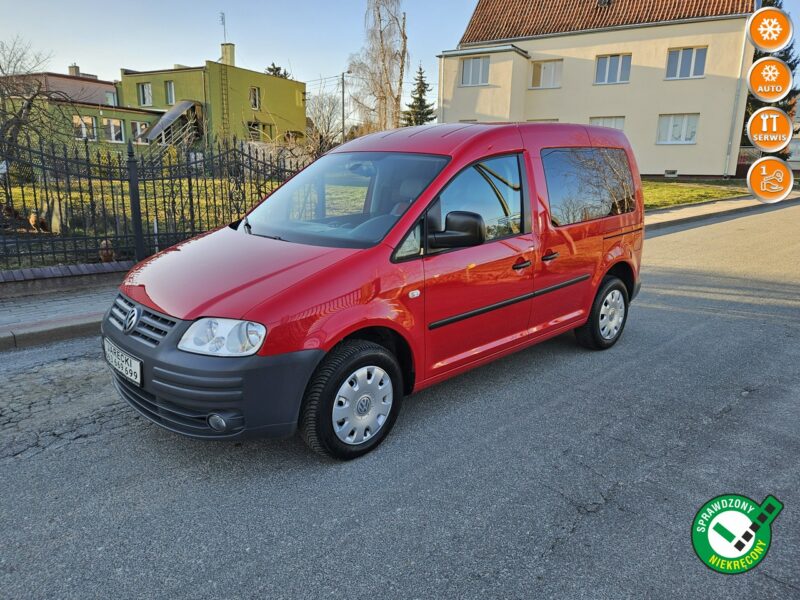Volkswagen Caddy Opłacony Zdrowy Zadbany Serwisowany MPI 1 Wł Po Serwisie III (2004-)