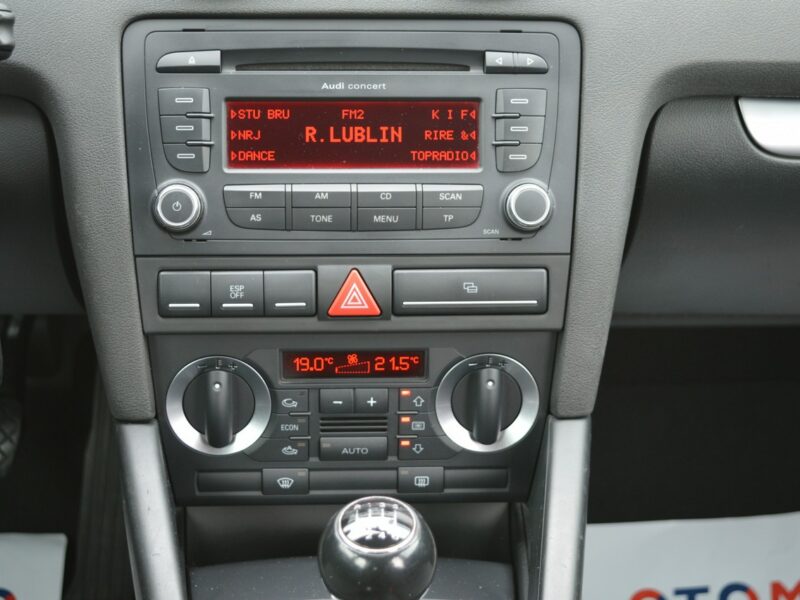 Audi A3 2.0 TDI BKD Bezwypadkowy Serwisowany w ASO Klimatronik143 tys.km. 8P (2003-2012)
