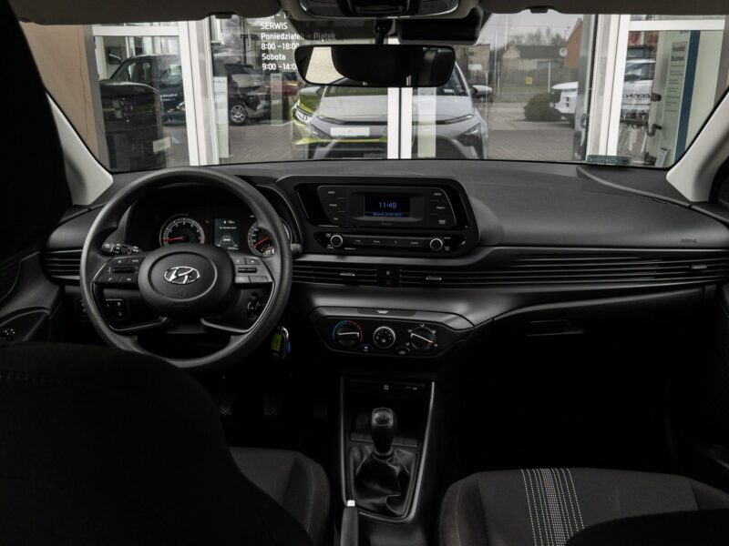 Hyundai Bayon 1.2 MPI 84KM Pure 1wł. Salon PL Gwar od Dealera FV23% Klimatyzacja