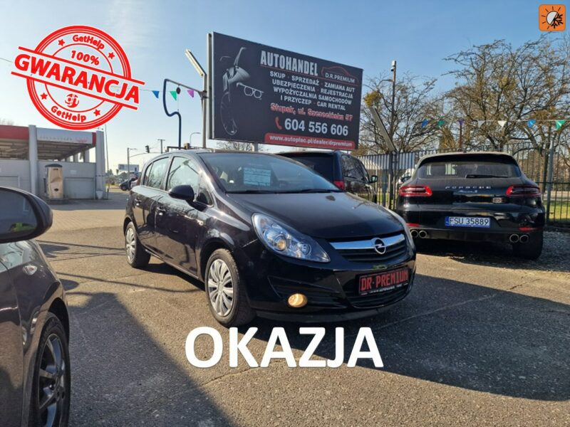 Opel Corsa 1.4 Benzyna 90 KM, Klimatyzacja, Komputer, Isofix, Dwa Klucze, D (2006-2014)