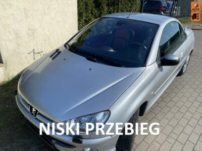 Peugeot 206 CC Symboliczny przebieg, skóry, zadbany stan auta, klimatronik, Clarion