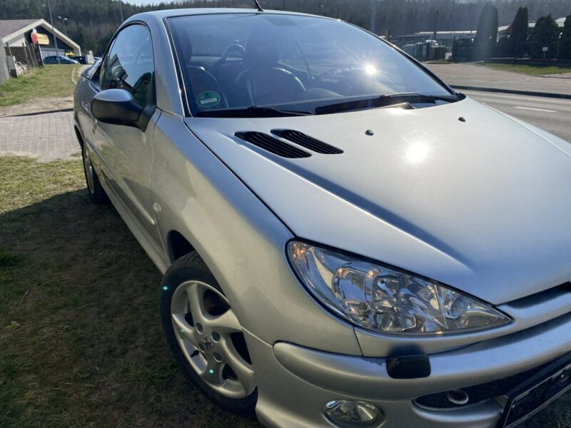 Peugeot 206 CC Symboliczny przebieg, skóry, zadbany stan auta, klimatronik, Clarion