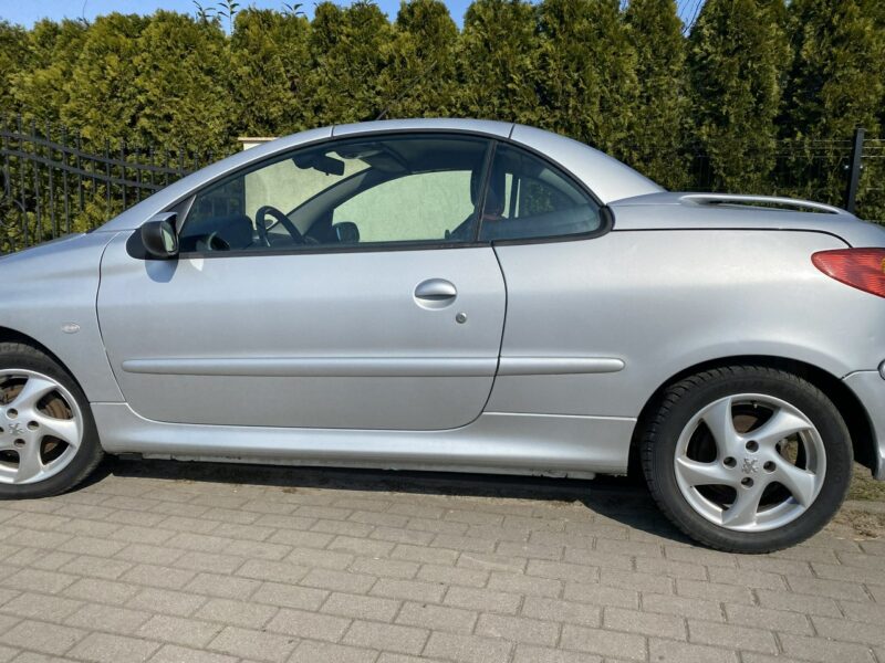 Peugeot 206 CC Symboliczny przebieg, skóry, zadbany stan auta, klimatronik, Clarion