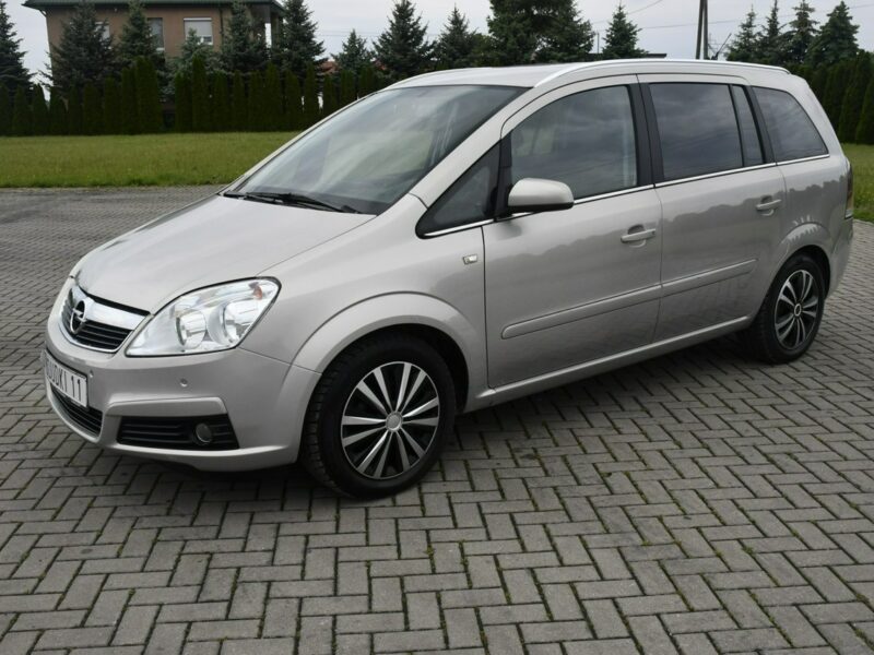 Opel Zafira 1,8Benz DUDKI11 7 Foteli.Lift.Klimatr 2 str.Navi.Tempomat.OKAZJA B (2005-2011)