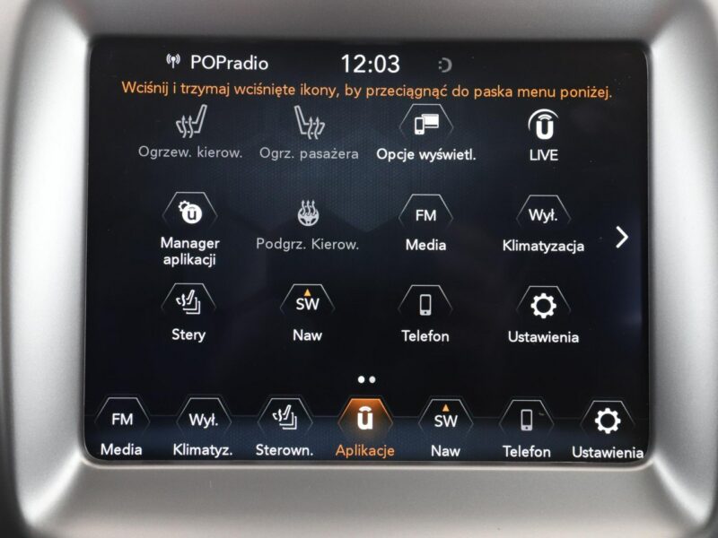 Jeep Compass NAvi półskóra klima auto kamera i czujnki parkowania II (2016-)