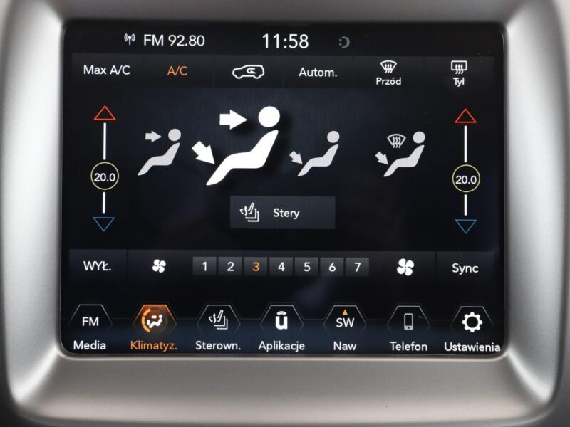 Jeep Compass NAvi półskóra klima auto kamera i czujnki parkowania II (2016-)