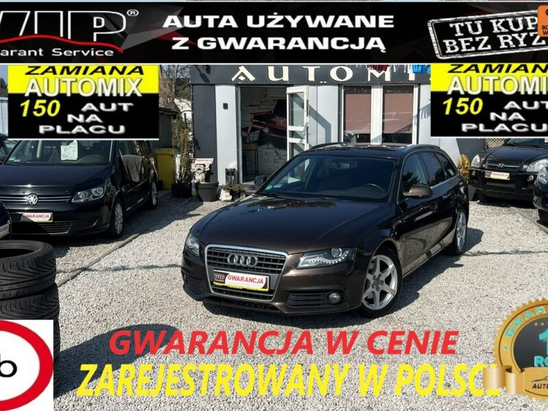 Audi A4 1.8Benz * Duża Navi * Ledy Gwarancja * Automi-x pl 150 aut w ofercie ! B8 (2007-2015)