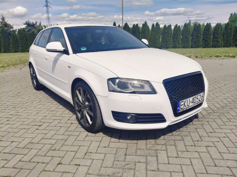 Audi A3 1.8Turbo S-Line,Serwis ( Full ) Navi,Pół-Skóry.Xenony.Klimatr 2 str. 8P (2003-2012)