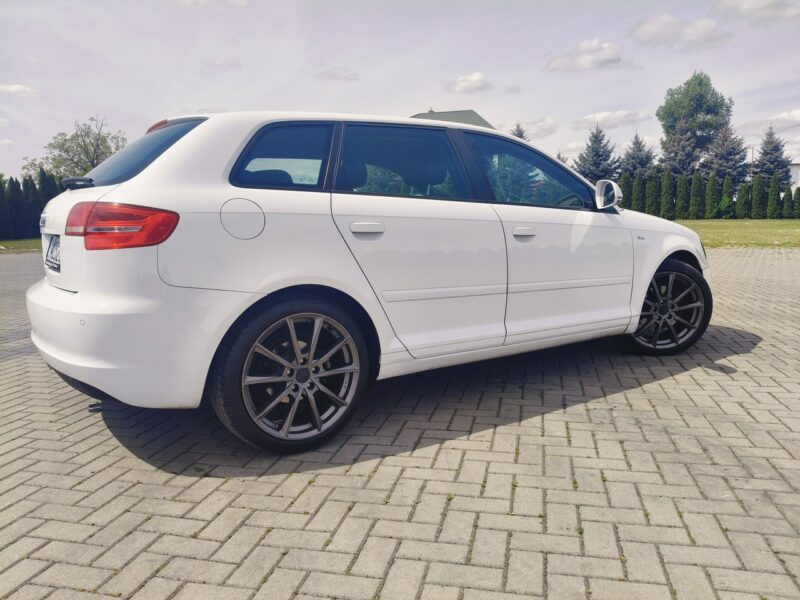 Audi A3 1.8Turbo S-Line,Serwis ( Full ) Navi,Pół-Skóry.Xenony.Klimatr 2 str. 8P (2003-2012)