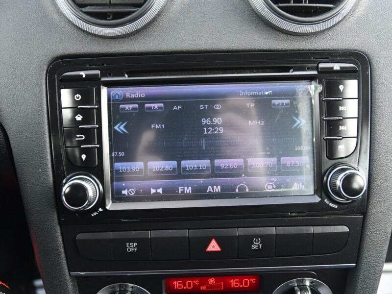 Audi A3 1.8Turbo S-Line,Serwis ( Full ) Navi,Pół-Skóry.Xenony.Klimatr 2 str. 8P (2003-2012)