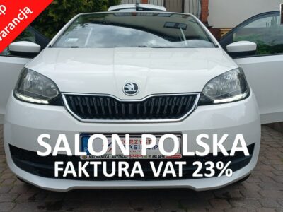 Škoda Citigo 1.0 MPI + Instalacja Gazowa Salon PL Ledy Klima Wersja Ambition FV23%