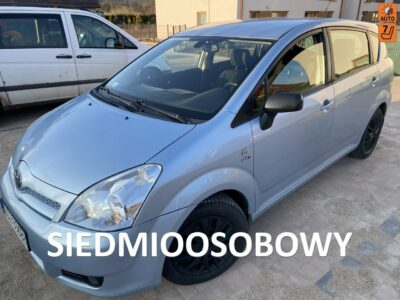 Toyota Corolla Verso Świeży olej, filtry, hamulce, 7 miejsc, klimatronik, hak, tempomat III (2004-2009)