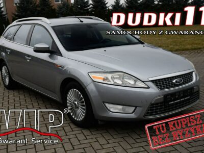 Ford Mondeo 2,0benz DUDKI11 Convers+.Navi.Klimatr 2 str. Tempomat.Serwis.OKAZJA Mk4 (2007-2014)