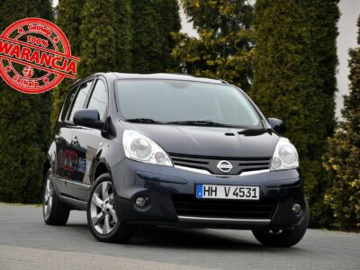 Nissan Note 1.4i(88KM)*Lift*Duża Navigacja*Welur*Klimatyzacja*I Wł*Alu16"ASO I (2005-2013)