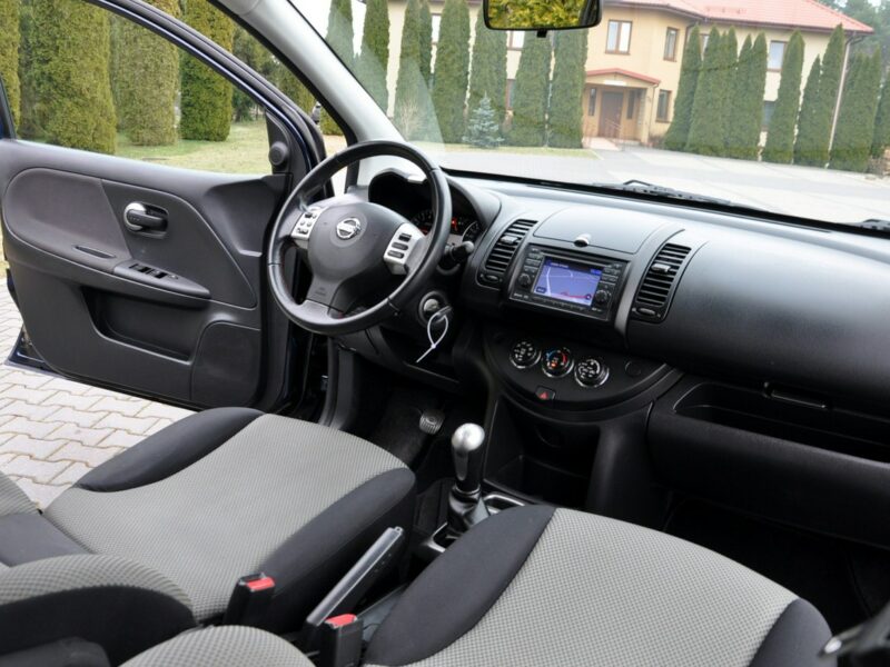 Nissan Note 1.4i(88KM)*Lift*Duża Navigacja*Welur*Klimatyzacja*I Wł*Alu16"ASO I (2005-2013)