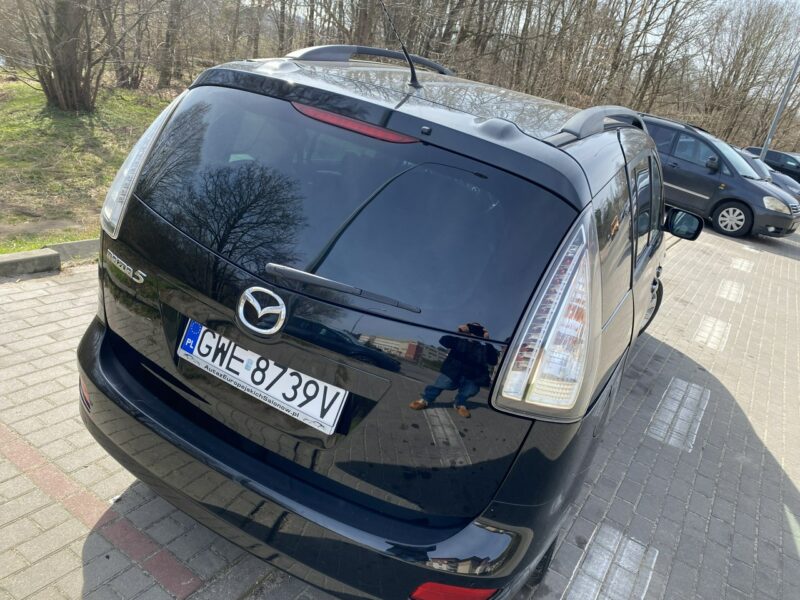Mazda 5 2,0 benzyna, klimatronik, 7 miejsc, podg. fotele, drugie alufelgi I (2005-2010)