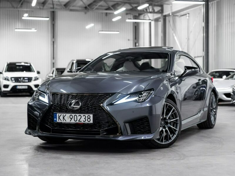 Lexus RC-F V8 5.0L 477KM. Salon PL. 10 tys km. Gwarancja do 02.2026.