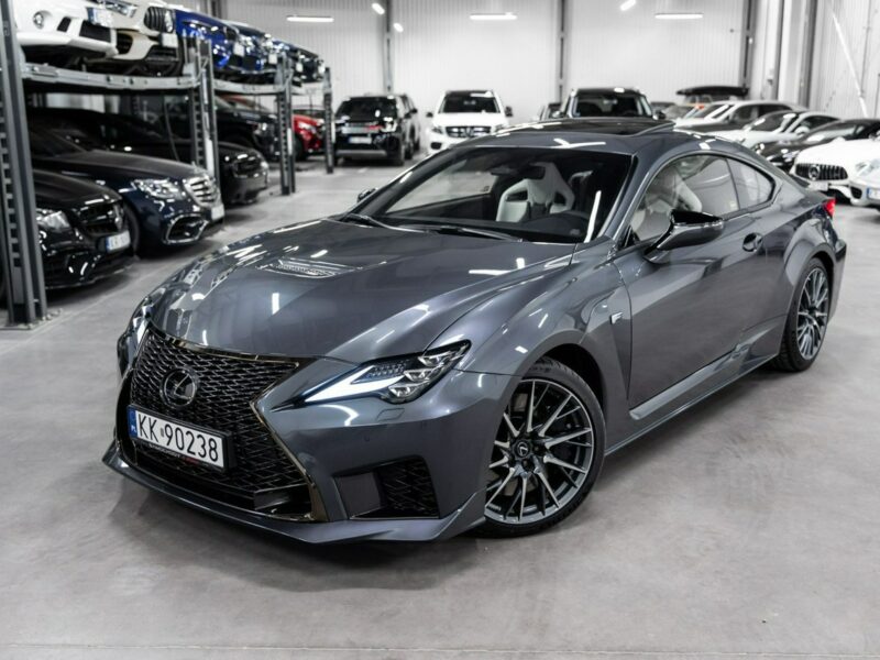 Lexus RC-F V8 5.0L 477KM. Salon PL. 10 tys km. Gwarancja do 02.2026.