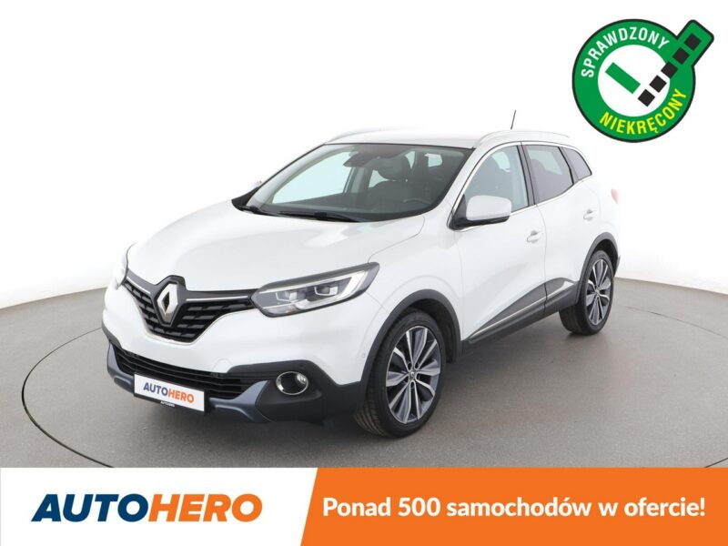 Renault Kadjar Automat skóra full LED navi klima auto grzane fotele kamera czujniki p I (2015-)