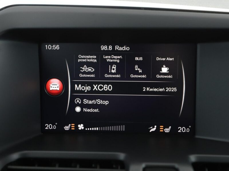 Volvo XC 60 Automat Summum 2WD Podgrzewane fotele Navi Czujniki parkowania I (2008-2017)