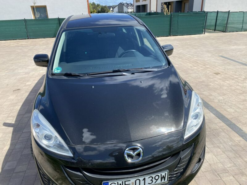 Mazda 5 Benzyna, klimatronik, 7 miejsc, parktronik, podg. fotele, isofix, nawi II (2010-)