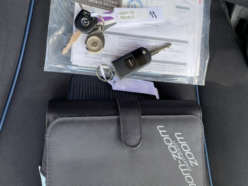 Mazda 5 Benzyna, klimatronik, 7 miejsc, parktronik, podg. fotele, isofix, nawi II (2010-)