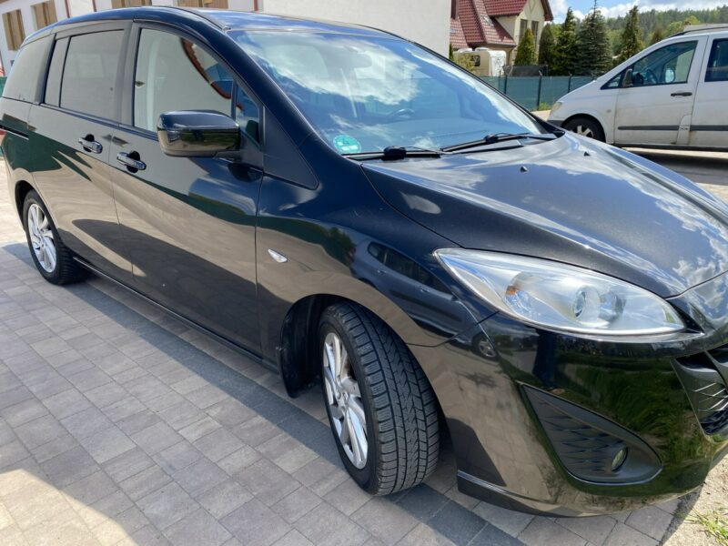Mazda 5 Benzyna, klimatronik, 7 miejsc, parktronik, podg. fotele, isofix, nawi II (2010-)