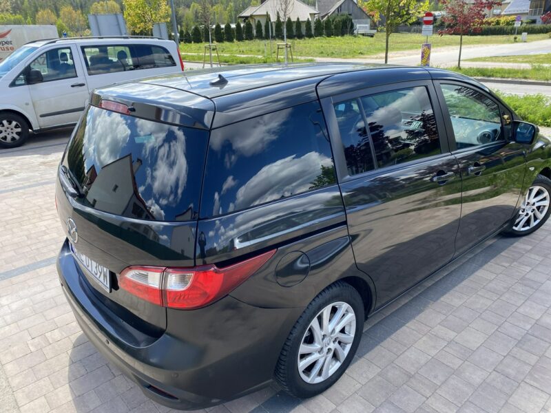 Mazda 5 Benzyna, klimatronik, 7 miejsc, parktronik, podg. fotele, isofix, nawi II (2010-)