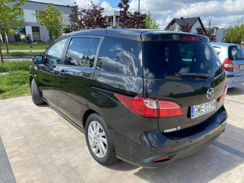 Mazda 5 Benzyna, klimatronik, 7 miejsc, parktronik, podg. fotele, isofix, nawi II (2010-)