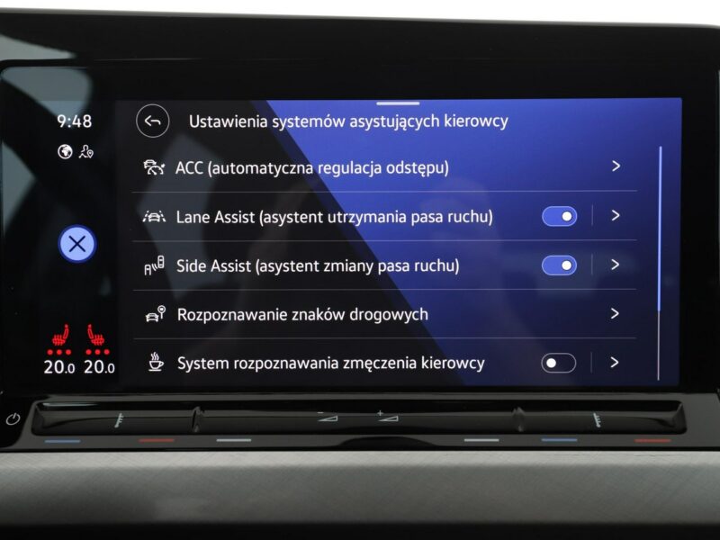Volkswagen Golf FV23% virtual cocpit LED navi klima auto czujniki parkowania VIII (2020-)