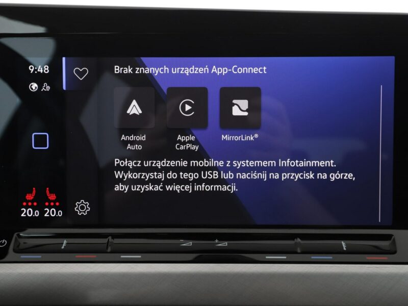 Volkswagen Golf FV23% virtual cocpit LED navi klima auto czujniki parkowania VIII (2020-)