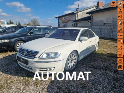 Volkswagen Phaeton 3.0 TDI 225 KM, Klima, 2 Monitory, Rolety, El, Fotele, Uszkodzony