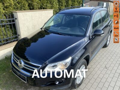 Volkswagen Tiguan 4*4, benz, automat, klimatyzacja, kamera, isofix, opony wielosezonowe I (2007-2016)