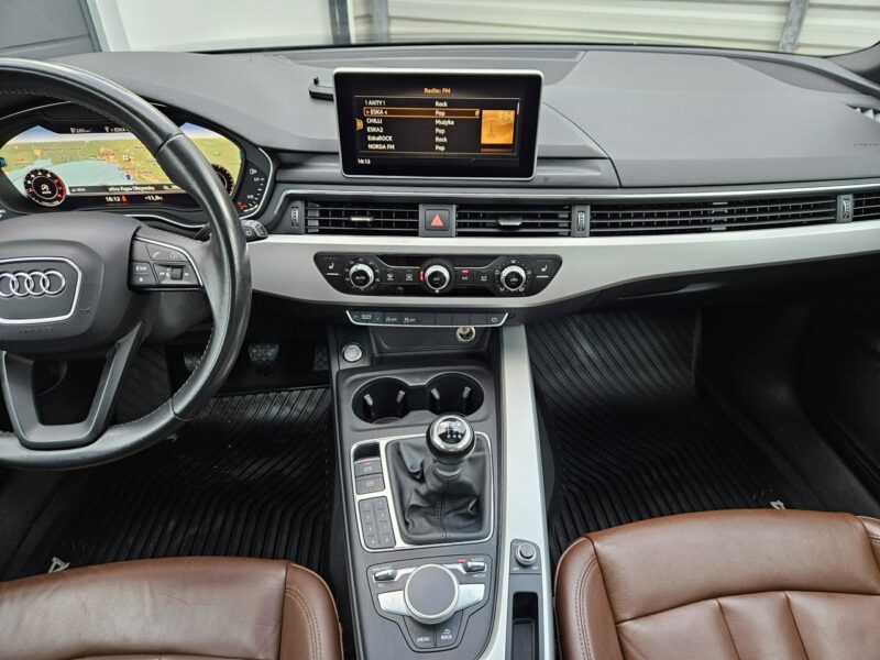 Audi A4 2.0 TFSI 190KM manual VIRTUAL niski przebieg BEZWYPADEK zadbany ASO B9 (2015-)