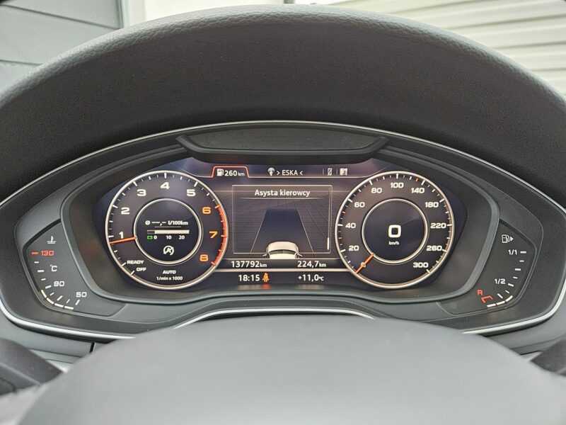 Audi A4 2.0 TFSI 190KM manual VIRTUAL niski przebieg BEZWYPADEK zadbany ASO B9 (2015-)