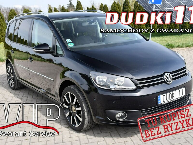 Volkswagen Touran 1,4Turbo DUDKI11 ALu.Klimatr 2 str.Navi.Hak.Tempomat.OKAZJA II (2010-2015)