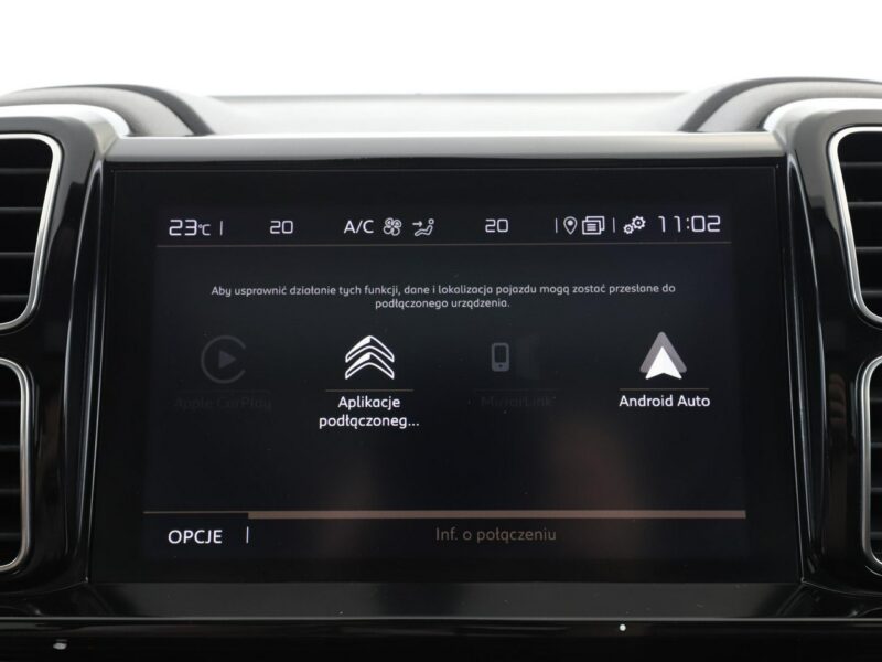 Citroen C5 Aircross Automat Panorama Navi Kamera cofania Podgrzewane fotele Hak