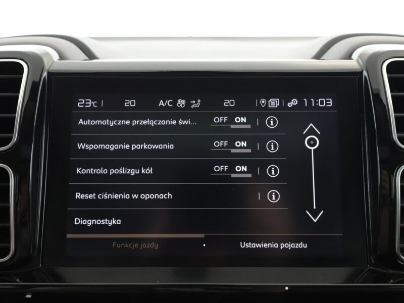 Citroen C5 Aircross Automat Panorama Navi Kamera cofania Podgrzewane fotele Hak
