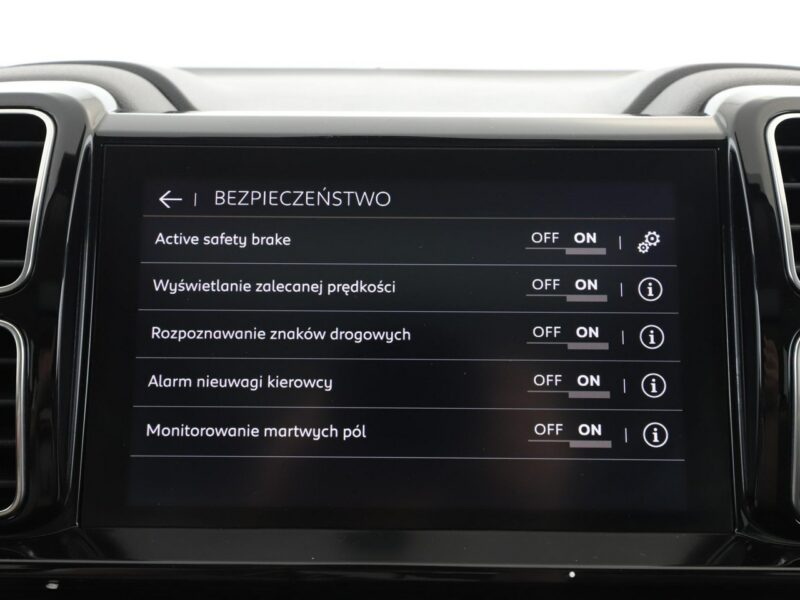 Citroen C5 Aircross Automat Panorama Navi Kamera cofania Podgrzewane fotele Hak