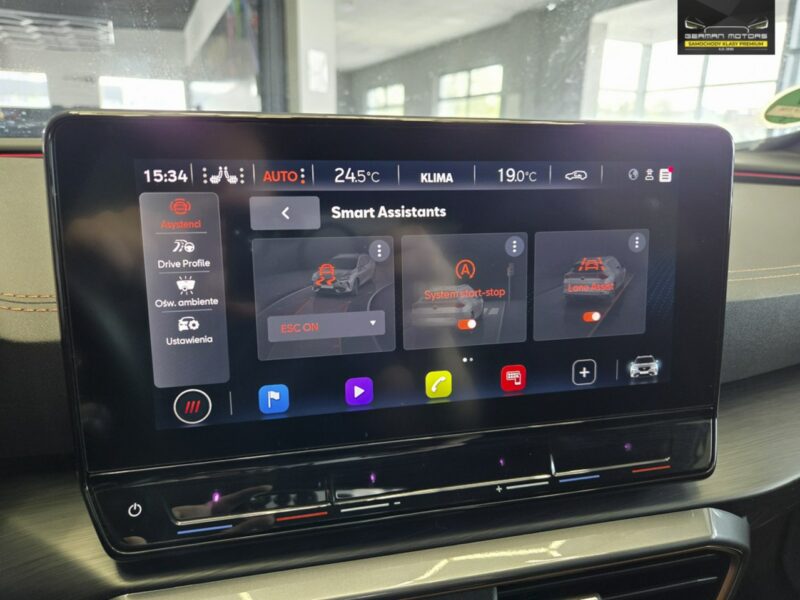 Cupra Formentor Virtuany Kocpit / Kamera / El.fotele / Ledy / ASO / Ambiente / FV 23%
