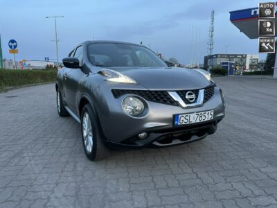 Nissan Juke 2015 1.2 benzyna 115km bezwypadkowy panorama xenon 2 komplety alu I (2010-2019)