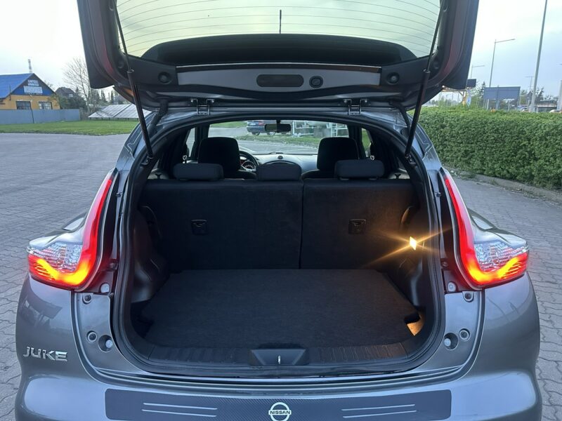 Nissan Juke 2015 1.2 benzyna 115km bezwypadkowy panorama xenon 2 komplety alu I (2010-2019)