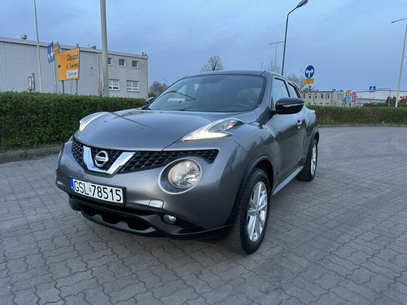 Nissan Juke 2015 1.2 benzyna 115km bezwypadkowy panorama xenon 2 komplety alu I (2010-2019)