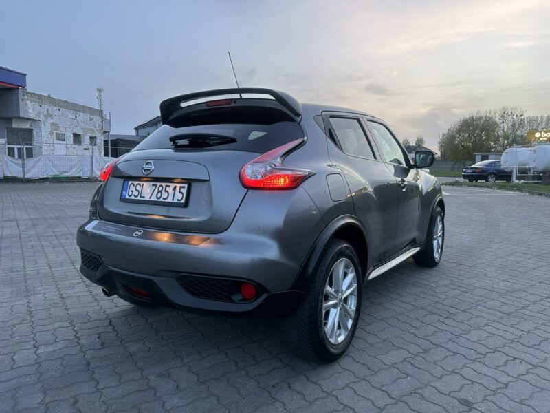 Nissan Juke 2015 1.2 benzyna 115km bezwypadkowy panorama xenon 2 komplety alu I (2010-2019)